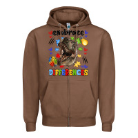 Chestnut embrace differences Zipper Hoodie - LillyAllenDesigns