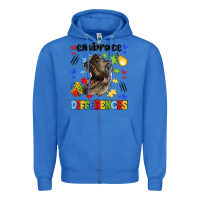 True Royal embrace differences Zipper Hoodie - LillyAllenDesigns