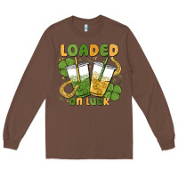 Chestnut loaded on luck Long Sleeve Tee - MaliasSmallBusiness