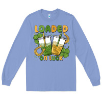 Colony Blue loaded on luck Long Sleeve Tee - MaliasSmallBusiness