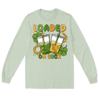 Matcha loaded on luck Long Sleeve Tee - MaliasSmallBusiness