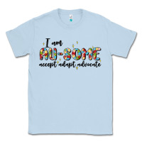 Dusty Blue i am au some Classic Tee - MaliasSmallBusiness