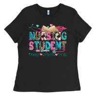 Black nursing student Ladies Tee - Zillion Design Studio