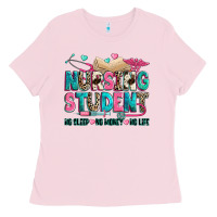 Bubblegum Pink nursing student Ladies Tee - Zillion Design Studio