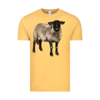 Vintage Mustard suffolk ewe Vintage Tee - BarkalooDesign