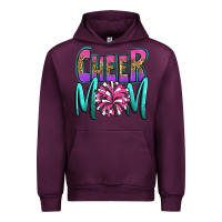 Mauve Wine cheer mom Urban Hoodie - OliviaCreatesArt