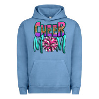 Pigment Pebble Blue cheer mom Urban Hoodie - OliviaCreatesArt
