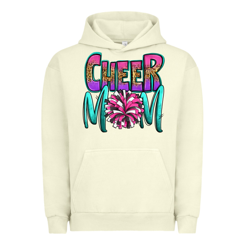 Cheer Mom Urban Hoodie by OliviaCreatesArt | Teevron