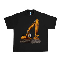Black excavator Urban Heavy Tee - LillyAllenDesigns