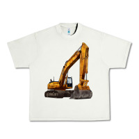 Pistachio excavator Urban Heavy Tee - LillyAllenDesigns