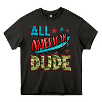 Asphalt all american dude Heavy Core Tee - Zillion Design Studio