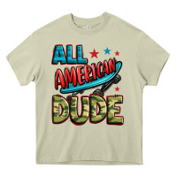 Mossy all american dude Heavy Core Tee - Zillion Design Studio