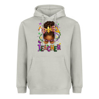 Moon Dust mardi gras teacher afro messy bun Heavyweight Hoodie - texasbilliewilder