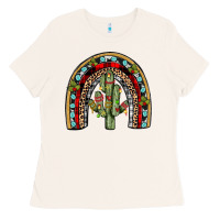 Bone christmas cactus rainbow Ladies Tee - JahusDesignShop