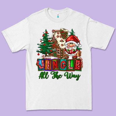 Jingle All The Way Premium Tee Designed By Fadigitalartstudio