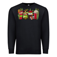 Black Mexico Coffee Cups Premium Sweatshirt - texasbilliewilder