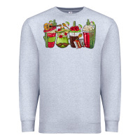 Heather Grey Mexico Coffee Cups Premium Sweatshirt - texasbilliewilder