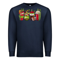 Navy Mexico Coffee Cups Premium Sweatshirt - texasbilliewilder