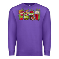 Purple Mexico Coffee Cups Premium Sweatshirt - texasbilliewilder