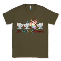 Army Green it's okay to be different Classic Tee - MaliasSmallBusiness