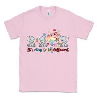 Bubblegum Pink it's okay to be different Classic Tee - MaliasSmallBusiness