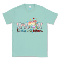 Seafoam it's okay to be different Classic Tee - MaliasSmallBusiness