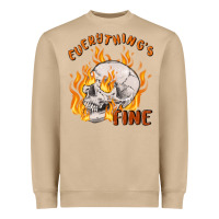 Mushroom everything's fine Heavyweight Sweatshirt - MaliasSmallBusiness