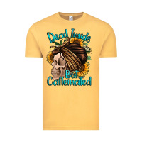Vintage Mustard dead inside but caffeinated Vintage Tee - Jasminsmagicworld