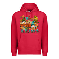 Cardinal Fall Thankful and blessed Premium Hoodie - NancyCooperArtShop