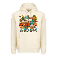 Tofu Fall Thankful and blessed Premium Hoodie - NancyCooperArtShop