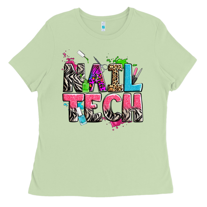 Nail Tech Ladies Tee by Zillion Design Studio | Teevron