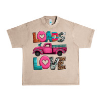 French Oak loads of love valentine's day truck Urban Heavy Tee - Jasminsmagicworld