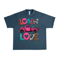 Midnight Navy loads of love valentine's day truck Urban Heavy Tee - Jasminsmagicworld
