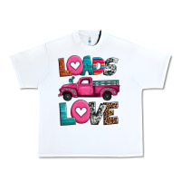 White loads of love valentine's day truck Urban Heavy Tee - Jasminsmagicworld