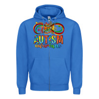 True Royal autism awareness butterfly infinity symbol Zipper Hoodie - LillyAllenDesigns