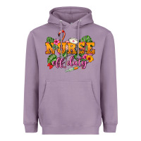 Lavender Nurse off duty Heavyweight Hoodie - NancyCooperArtShop