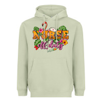 Matcha Nurse off duty Heavyweight Hoodie - NancyCooperArtShop