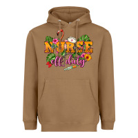 Toasted Coconut Nurse off duty Heavyweight Hoodie - NancyCooperArtShop