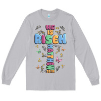 Moon Dust he is risen cross Long Sleeve Tee - MaliasSmallBusiness