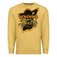 Antique Gold remember your roots Premium Sweatshirt - NancyCooperArtShop