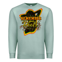 Seafoam remember your roots Premium Sweatshirt - NancyCooperArtShop