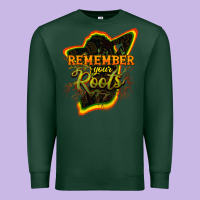 Remember Your Roots Premium Sweatshirt Designed By Nancycooperartshop