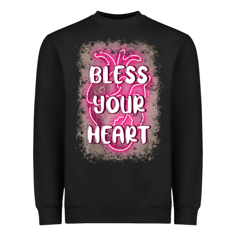 Bless Your Heart Heavyweight Sweatshirt by MaliasSmallBusiness | Teevron