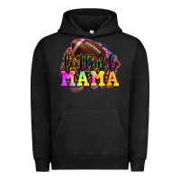 Pigment Black football mama Urban Hoodie - OliviaCreatesArt