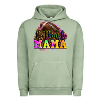 Pigment Oil Green football mama Urban Hoodie - OliviaCreatesArt