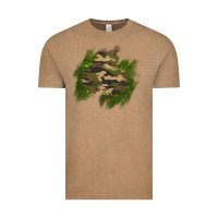 Vintage Coffee camouflage glitter patch Vintage Tee - AdoDesignShop