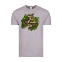 Vintage Zinc camouflage glitter patch Vintage Tee - AdoDesignShop
