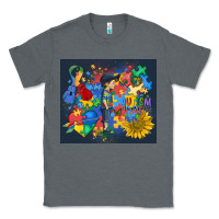Charcoal Heather autism awareness Classic Tee - MaliasSmallBusiness