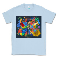 Dusty Blue autism awareness Classic Tee - MaliasSmallBusiness