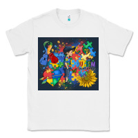 White autism awareness Classic Tee - MaliasSmallBusiness